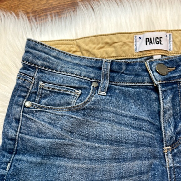 PAIGE Jimmy Jimmy Short in Tigerlily Wash - Picture 3 of 7
